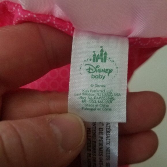 Disney Baby Pink Minnie Mouse Lovey Plush Baby Toy Kids Preferred Polka Dots - Picture 5 of 7